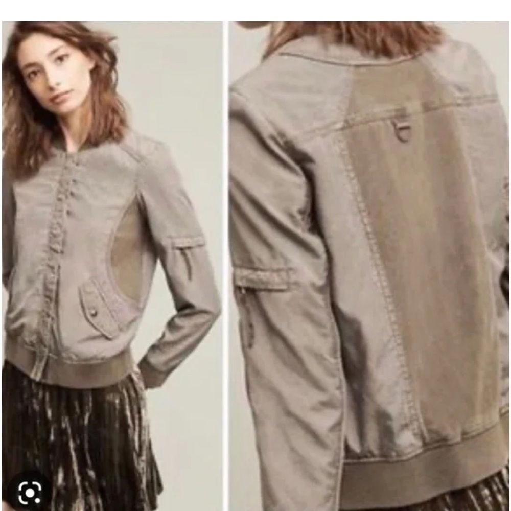 Marrakech McMcc Anthropologie Heavy button/zip up jacket Sz XL